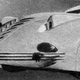 A streamlined car which the caption in Modern Wonder explained “had the appearance of a head of a prehistoric monster”
